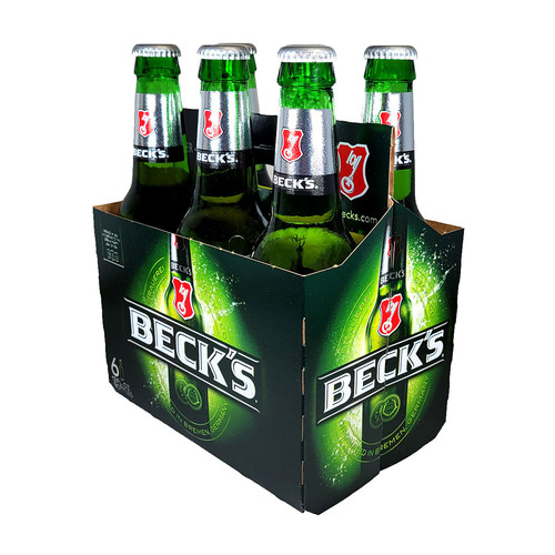 Becks 6 Pack Bottle